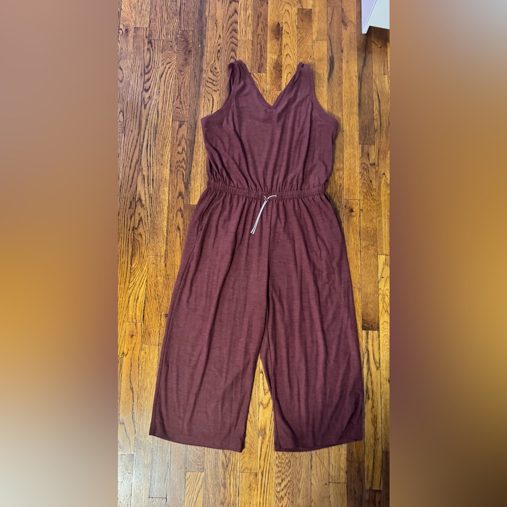 Old Navy Burgundy Jumpsuit